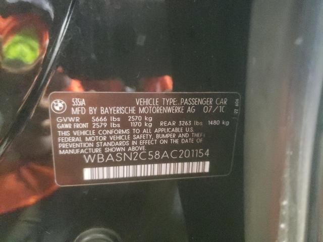Photo 10 from auction – 2010 BMW 535 GT with VIN WBASN2C58AC201154