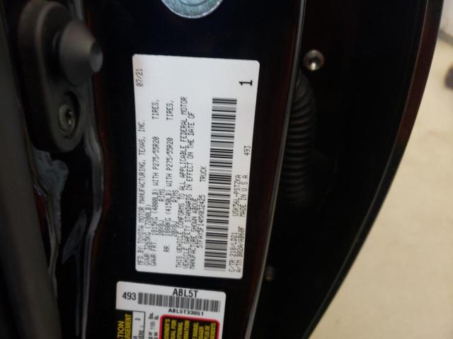 Photo 10 from auction – 2021 TOYOTA TUNDRA CRE with VIN 5TFAY5F14MX032425