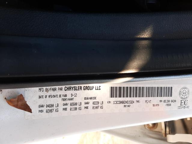 Photo 10 from auction – 2013 CHRYSLER 200 LX with VIN 1C3CCBAB6DN515324