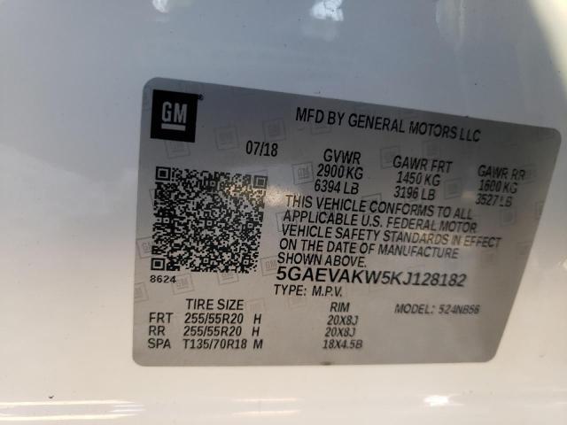 Photo 10 from auction – 2019 BUICK ENCLAVE ES with VIN 5GAEVAKW5KJ128182