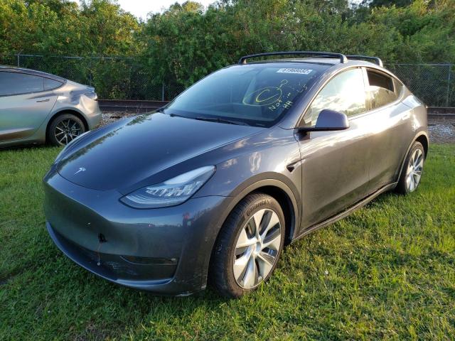 Photo 2 from auction – 2021 TESLA Y with VIN 5YJYGDEE5MF174762