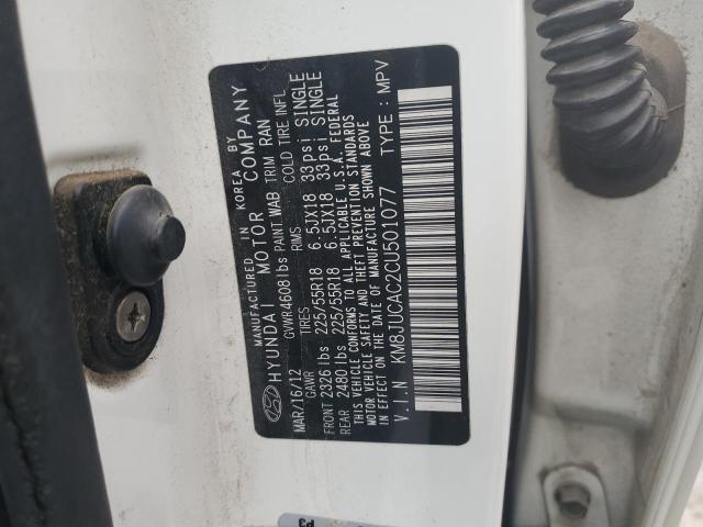 Photo 10 from auction – 2012 HYUNDAI TUCSON GLS with VIN KM8JUCAC2CU501077