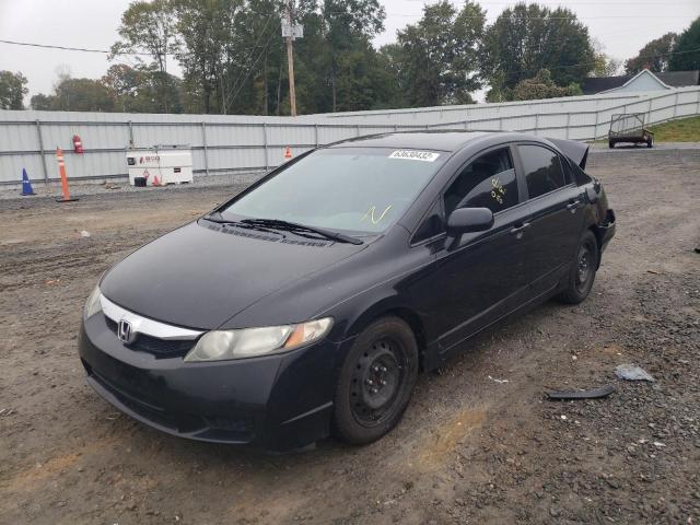 Photo 2 from auction – 2011 HONDA CIVIC LX with VIN 19XFA1F55BE027351