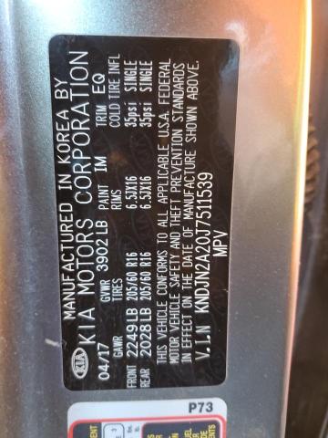 Photo 10 from auction – 2018 KIA SOUL with VIN KNDJN2A20J7511539