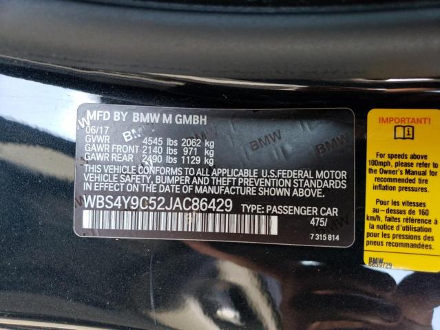 Photo 10 from auction – 2018 BMW M4 with VIN WBS4Y9C52JAC86429