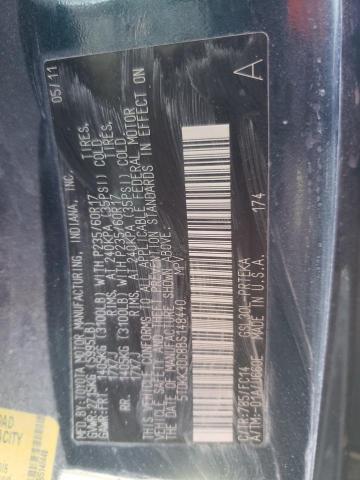 Photo 10 from auction – 2011 TOYOTA SIENNA LE with VIN 5TDKK3DC8BS148440