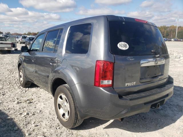 Photo 3 from auction – 2012 HONDA PILOT LX with VIN 5FNYF3H23CB019916