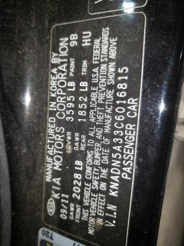 Photo 10 from auction – 2012 KIA RIO EX with VIN KNADN5A33C6016815
