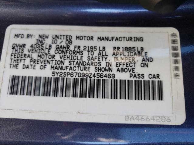Photo 10 from auction – 2009 PONTIAC VIBE with VIN 5Y2SP67099Z456469
