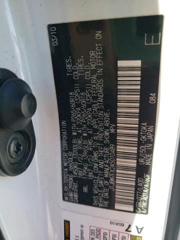 Photo 10 from auction – 2010 LEXUS GX 460 with VIN JTJBM7FX2A5010489