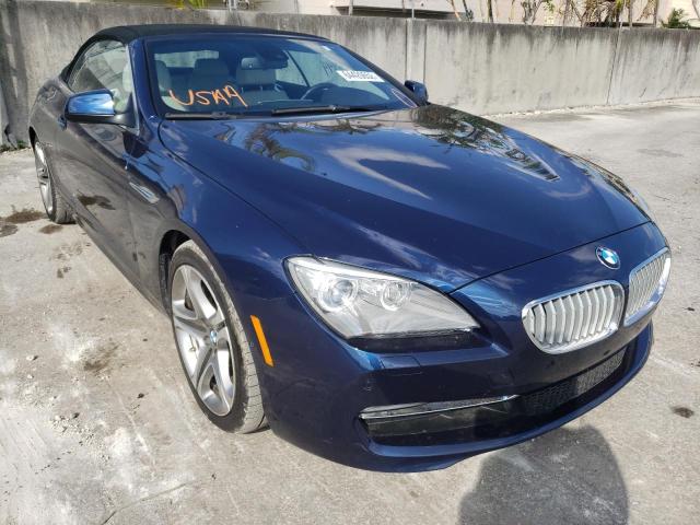 BMW 650 I 2012 with VIN WBALZ3C53CDL70106 - Photo from auction
