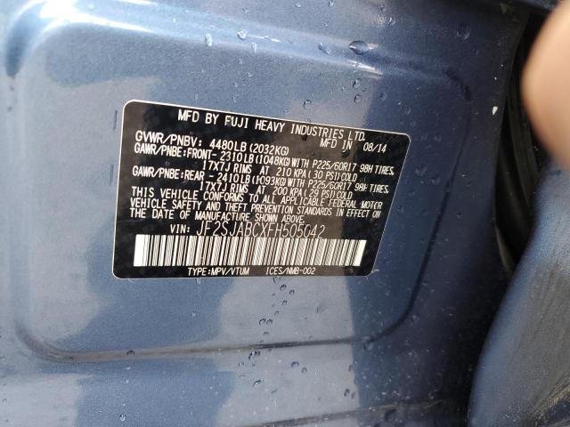 Photo 10 from auction – 2015 SUBARU FORESTER 2 with VIN JF2SJABCXFH505042