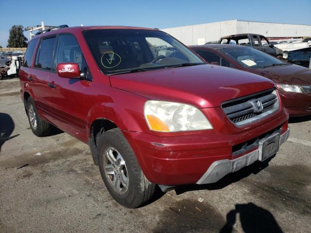 Photo 1 from auction – 2005 HONDA PILOT EXL with VIN 2HKYF18595H537614