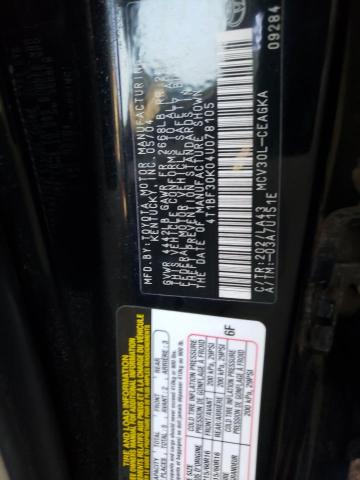 Photo 10 from auction – 2004 TOYOTA CAMRY LE with VIN 4T1BF30K04U078105