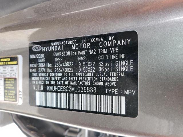 Photo 10 from auction – 2021 GENESIS GV80 BASE with VIN KMUHCESC2MU036833