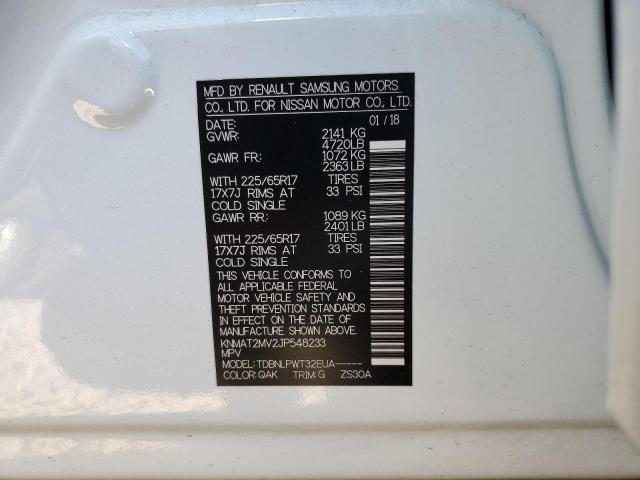 Photo 10 from auction – 2018 NISSAN ROGUE S with VIN KNMAT2MV2JP548233