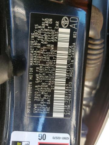 Photo 10 from auction – 2015 TOYOTA COROLLA L with VIN 2T1BURHE9FC447376
