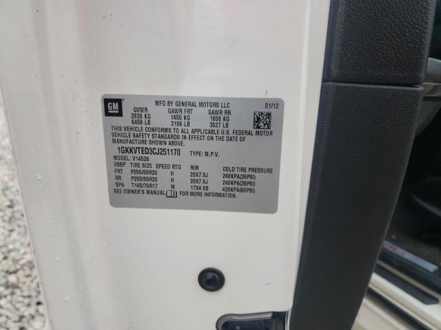 Photo 10 from auction – 2012 GMC ACADIA DEN with VIN 1GKKVTED3CJ251170