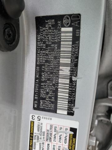 Photo 10 from auction – 2007 TOYOTA COROLLA CE with VIN 2T1BR30E07C793909