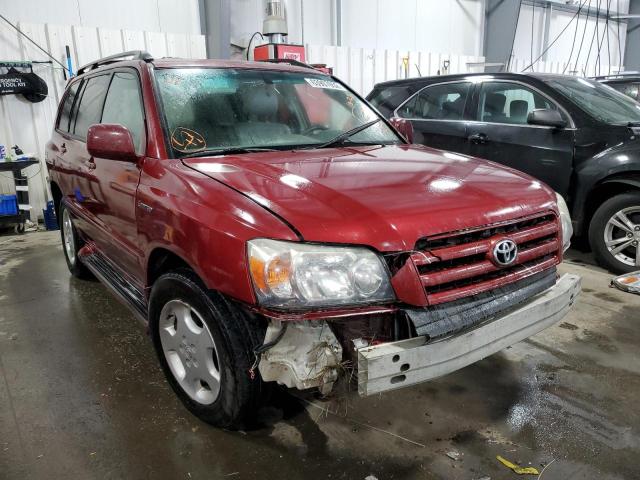 TOYOTA HIGHLANDER 2004 with VIN JTEEP21A440026347 - Photo from auction