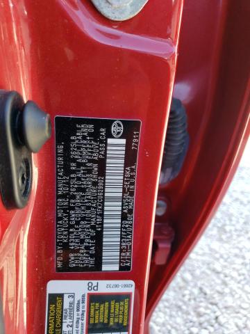 Photo 10 from auction – 2012 TOYOTA CAMRY BASE with VIN 4T1BF1FK7CU629902