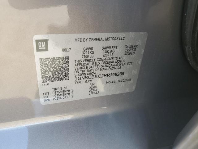 Photo 10 from auction – 2017 CHEVROLET TAHOE C150 with VIN 1GNSCBKC2HR396286