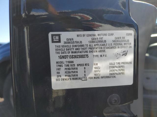 Photo 10 from auction – 2006 CHEVROLET TRAILBLAZE with VIN 1GNDT13S362300275