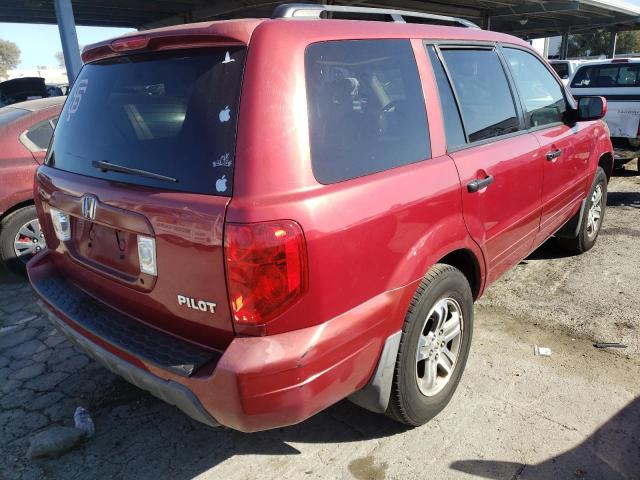 Photo 4 from auction – 2005 HONDA PILOT EXL with VIN 2HKYF18595H537614