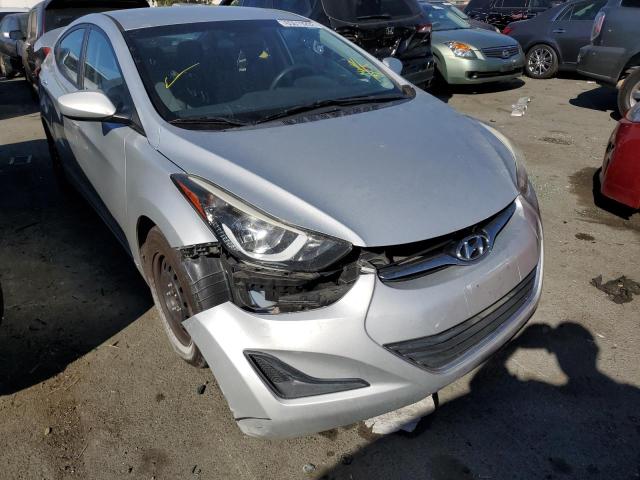 HYUNDAI ELANTRA SE 2016 with VIN 5NPDH4AE7GH700266 - Photo from auction