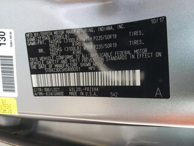 Photo 10 from auction – 2017 TOYOTA SIENNA SE with VIN 5TDXZ3DC5HS899201