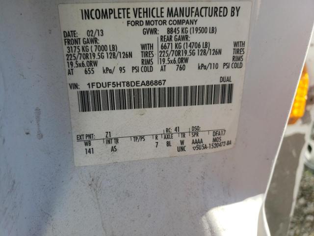 Photo 10 from auction – 2013 FORD F550 SUPER with VIN 1FDUF5HT8DEA86867