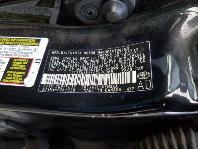 Photo 10 from auction – 2013 TOYOTA COROLLA with VIN 2T1BU4EE4DC076969