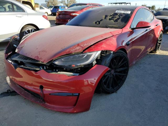 Photo 2 from auction – 2021 TESLA MODEL S with VIN 5YJSA1E61MF452653