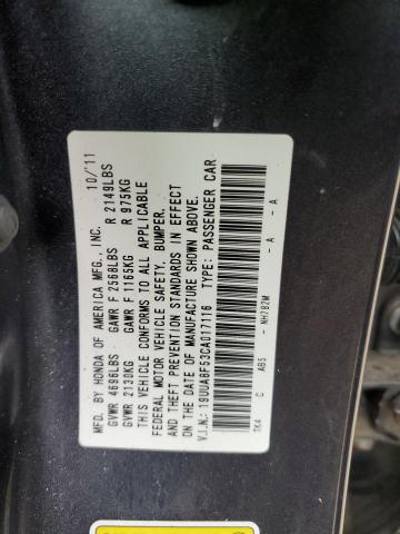 Photo 10 from auction – 2012 ACURA TL with VIN 19UUA8F53CA017116