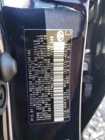 Photo 10 from auction – 2022 TOYOTA COROLLA LE with VIN 5YFEPMAE3NP340758