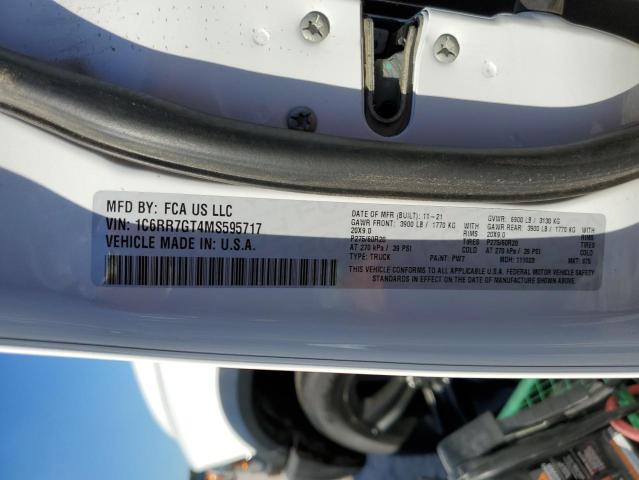 Photo 10 from auction – 2021 RAM 1500 CLASS with VIN 1C6RR7GT4MS595717