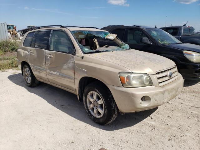 TOYOTA HIGHLANDER 2006 with VIN JTEGD21A160132887 - Photo from auction