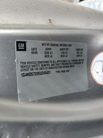 Photo 10 from auction – 2006 BUICK LUCERNE CX with VIN 1G4HD57206U243431