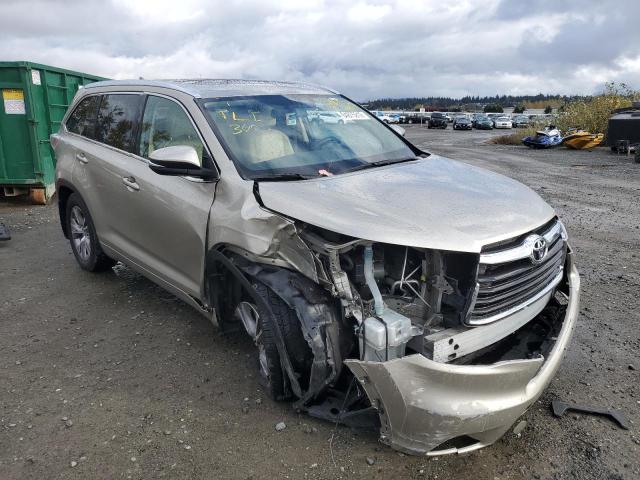 TOYOTA HIGHLANDER 2014 with VIN 5TDJKRFH5ES030244 - Photo from auction