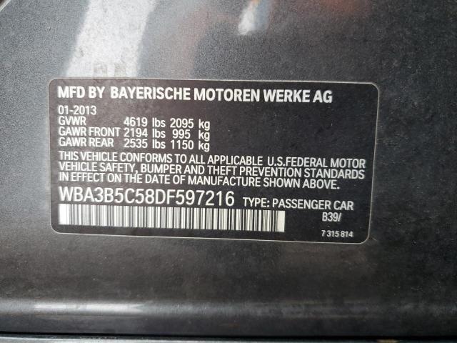 Photo 10 from auction – 2013 BMW 328 XI SUL with VIN WBA3B5C58DF597216