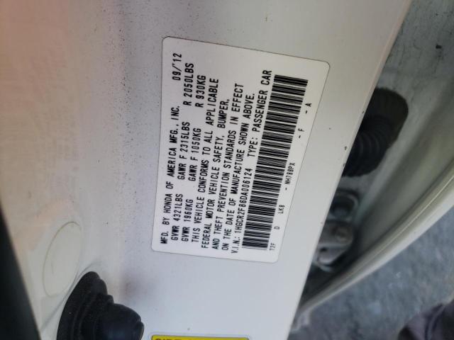 Photo 10 from auction – 2013 HONDA ACCORD EXL with VIN 1HGCR2F86DA006124