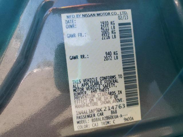 Photo 10 from auction – 2013 NISSAN ALTIMA 2.5 with VIN 1N4AL3AP9DC214763