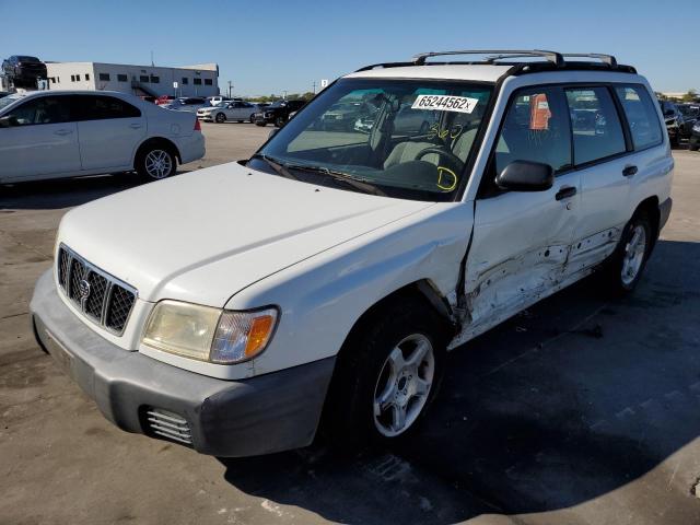 Photo 2 from auction – 2002 SUBARU FORESTER L with VIN JF1SF63502G726653