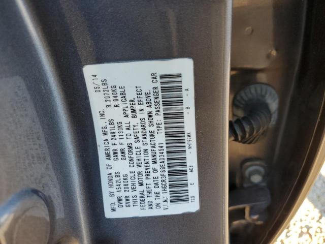 Photo 10 from auction – 2014 HONDA ACCORD EXL with VIN 1HGCR3F89EA034541