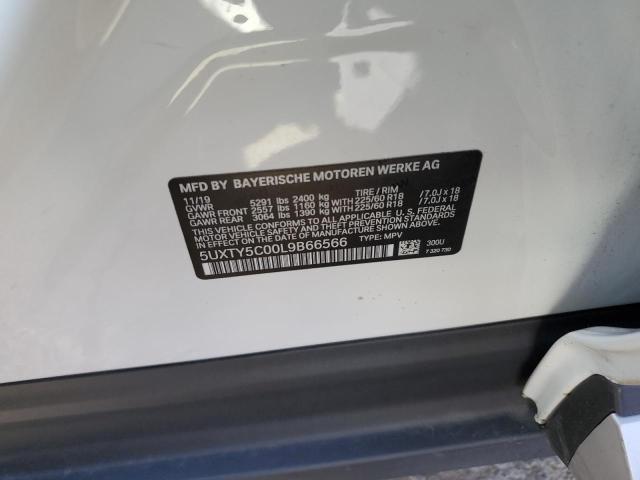 Photo 10 from auction – 2020 BMW X3 XDRIVE3 with VIN 5UXTY5C00L9B66566