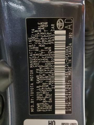 Photo 10 from auction – 2014 TOYOTA COROLLA L with VIN 2T1BURHE5EC192563