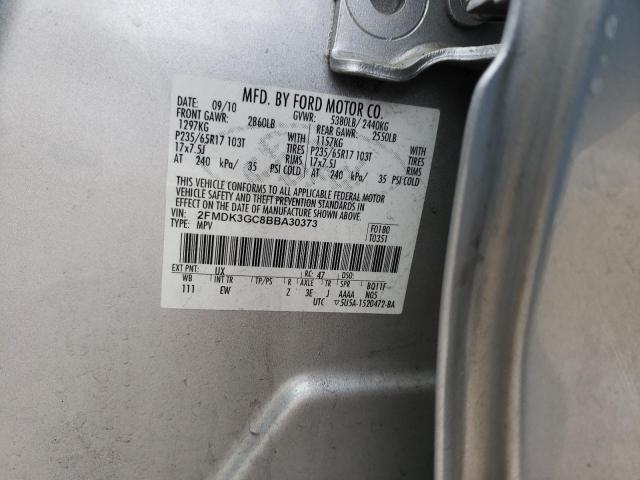 Photo 10 from auction – 2011 FORD EDGE SE with VIN 2FMDK3GC8BBA30373