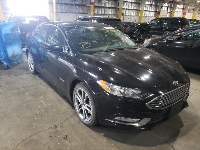 FORD FUSION SE 2017 with VIN 3FA6P0LU3HR314893 - Photo from auction