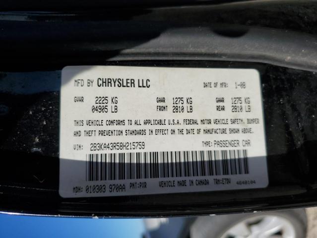 Zdjęcie 10 z aukcji – 2010 DODGE CHARGER SX z VIN 2B3CA3CV8AH252841