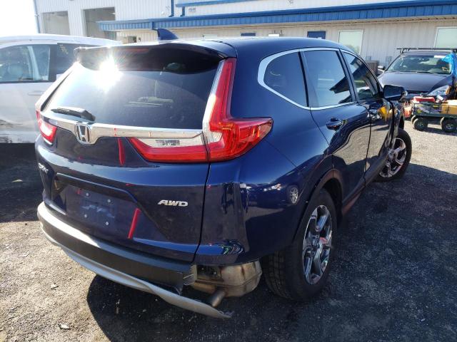 Photo 4 from auction – 2017 HONDA CR-V EX with VIN 5J6RW2H51HL071584